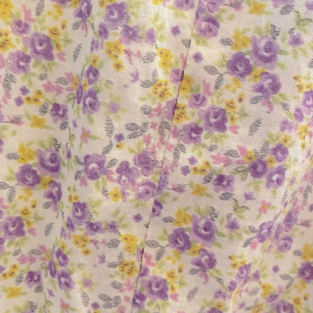 $278 LINI Melissa Cotton Dress Lavender Floral Small Bloomingdales LG EUC - Picture 8 of 12